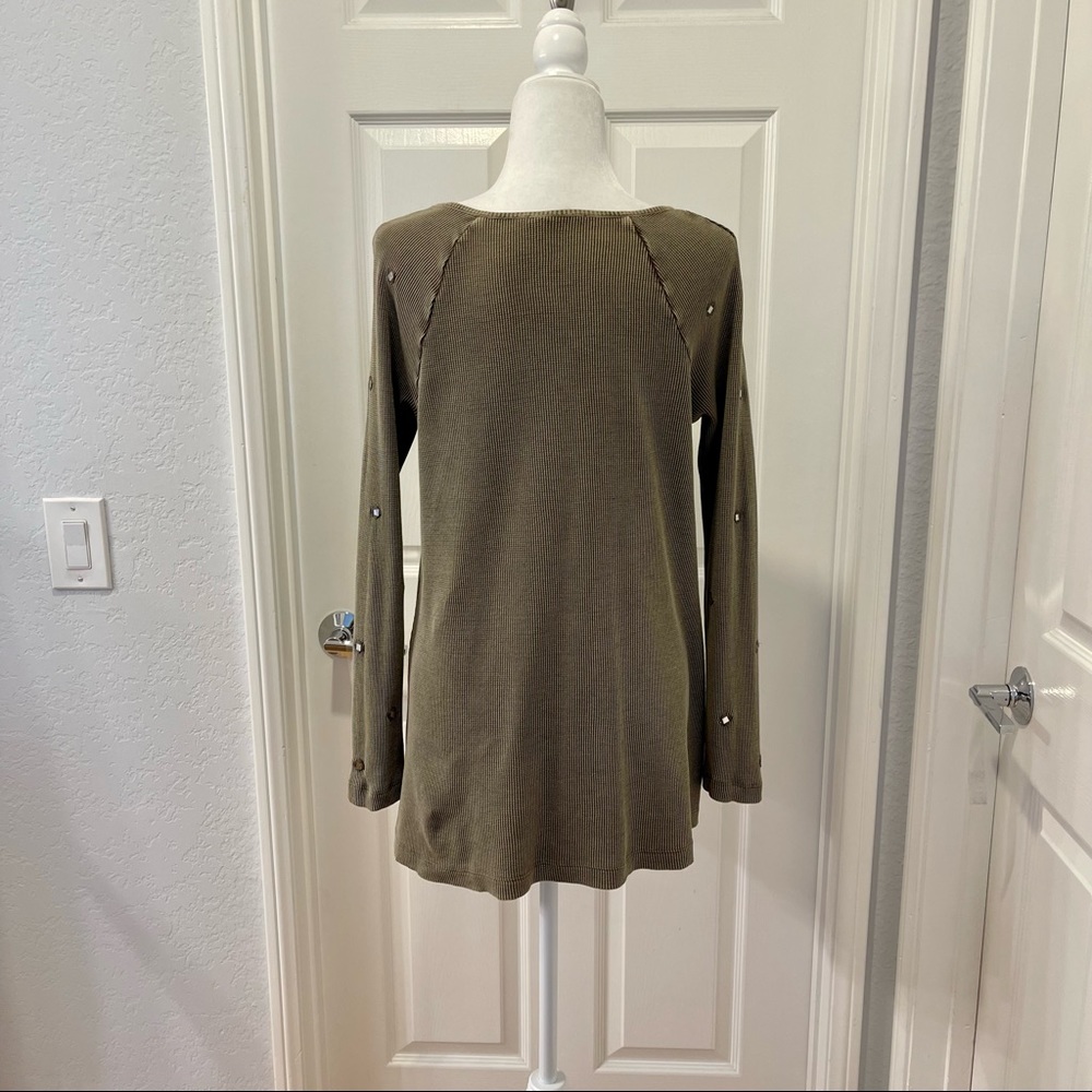 Soft Surroundings Long Sleeve with Embellished Size M - Picture 3 of 9